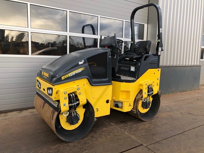 Аренда гладковальцового тротуарного катка BOMAG BW 120 AD-5